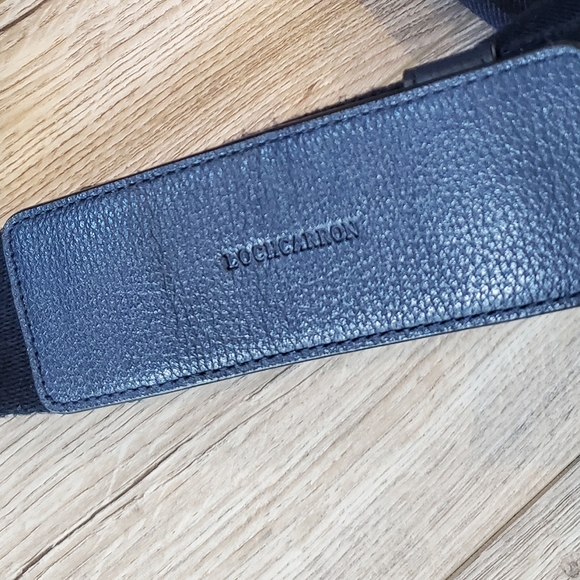 Lochcarron Scottland Black Watch Modern Tartan Satchel Bag, Leather, EUC - Picture 12 of 13